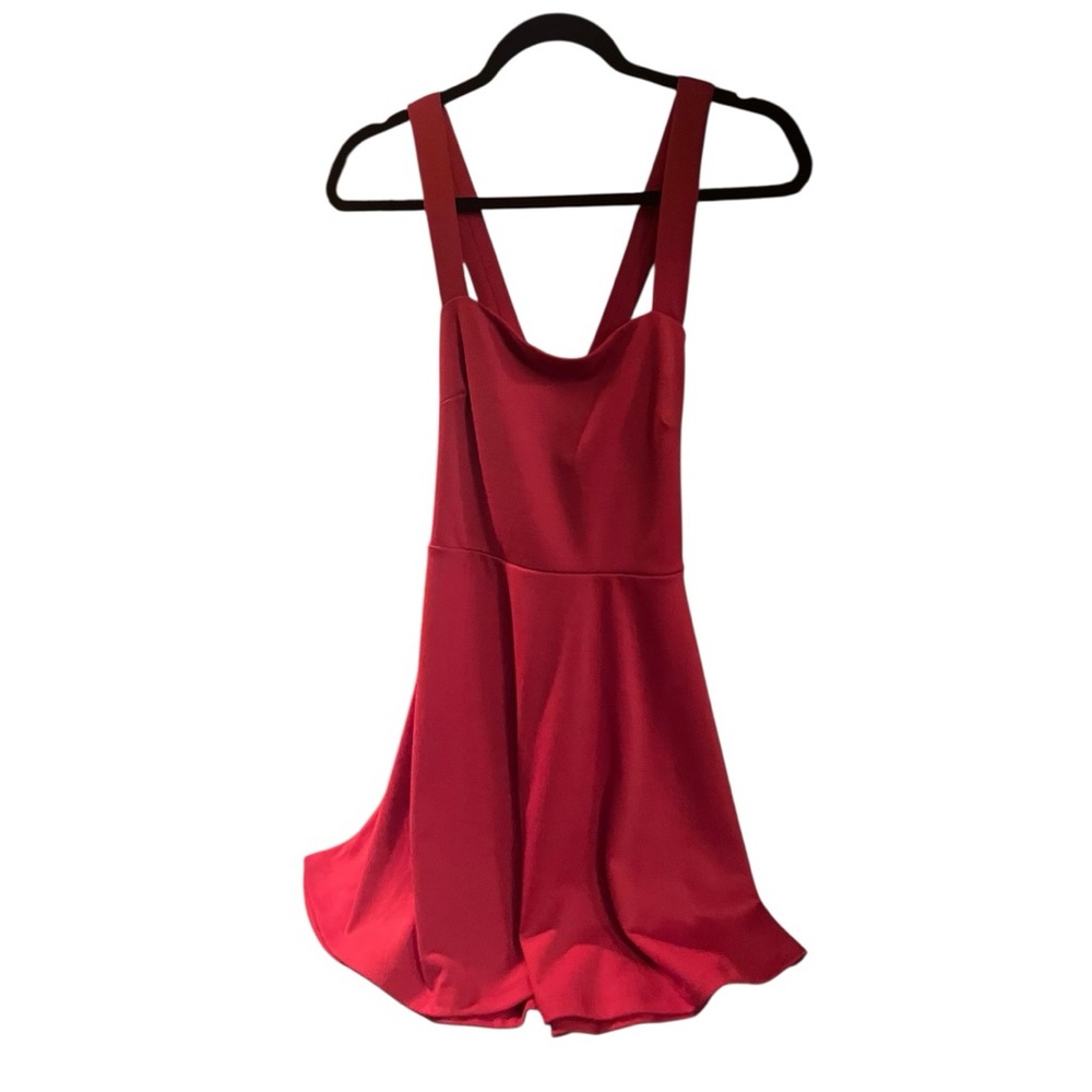 Forever 21 Red Cocktail Dress Womens XS – Fit & Flare, Prom Party Y2K Chic